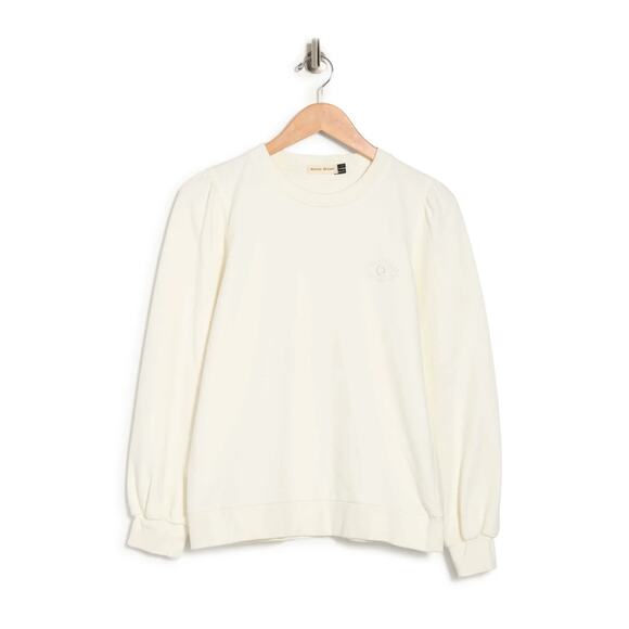 Nicole Miller Balloon Sleeve Sweatshirt - Picture 1 of 9